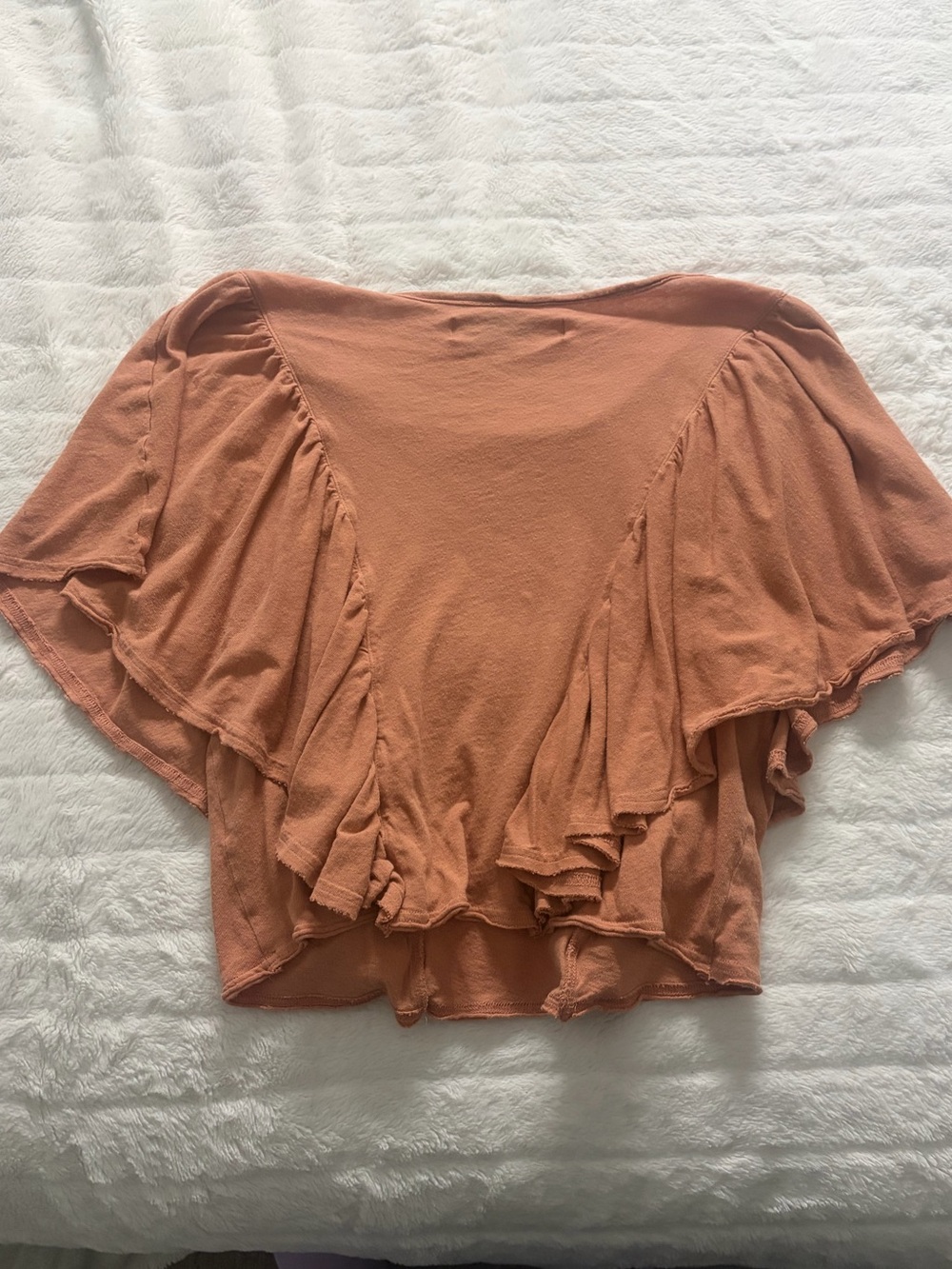 FP Beach Ruffle Flutter Sleeve Top - Picture 3 of 4
